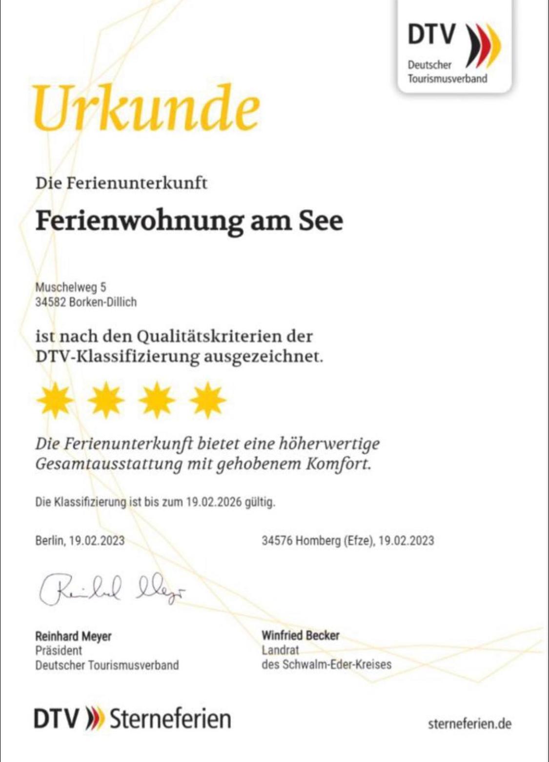 Ferienwohnung Am See Dillich - Ruhige Lage - Eigener Garten - Direkt Neben Einem Natursee Borken  Exteriér fotografie
